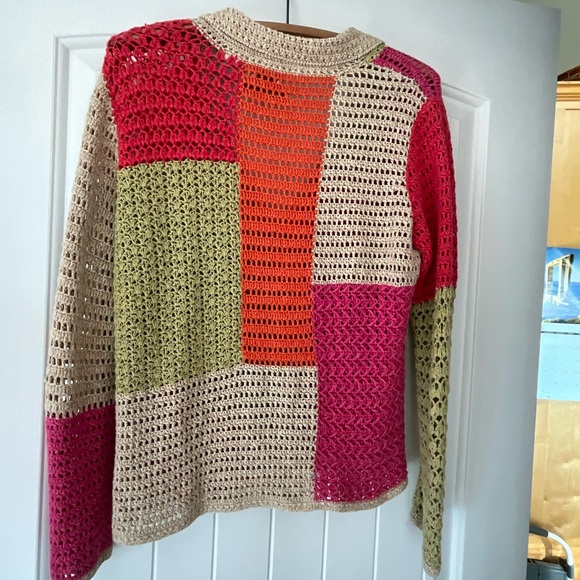 EUC Sweater, light cardigan with wooden buttons. - Picture 3 of 4